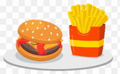 Food Emojis Gif By Hitendrasinh Gohil - Hamburger Bun,Fries Emoji
