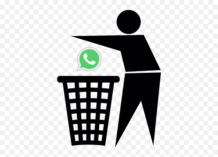 Causa Do Whatsapp E Não Percebemos - Trash Vector Emoji,Emojis De Wpp