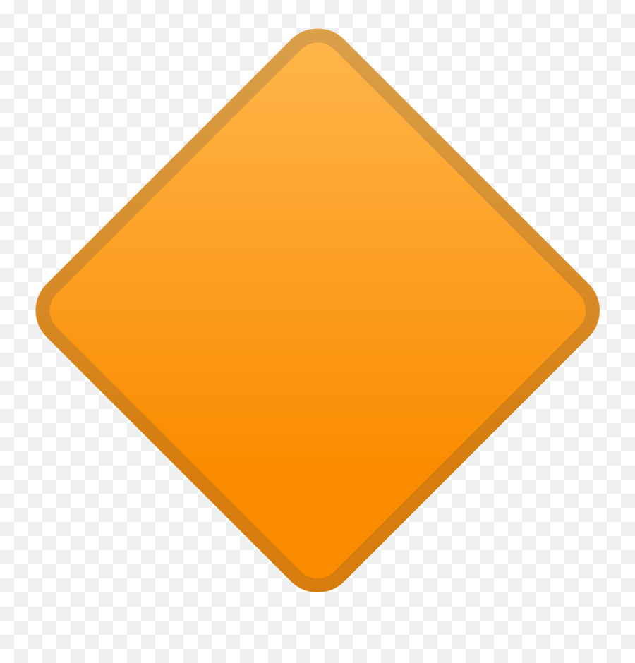 Large Orange Diamond Emoji Clipart - Vertical,Orange Emoji