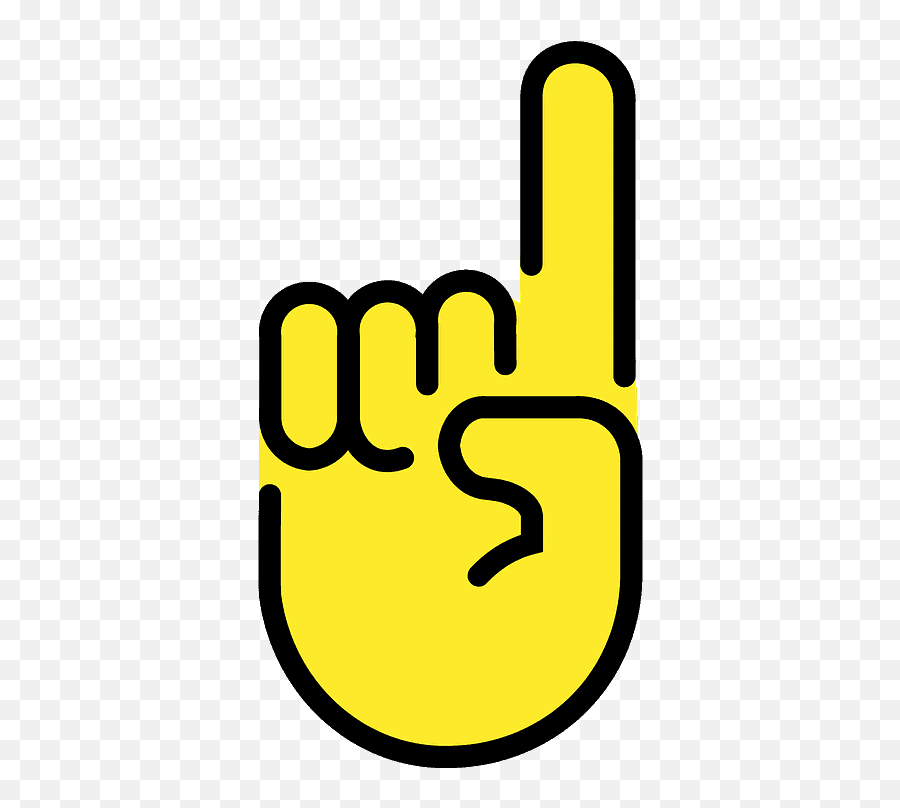 White Up Pointing Index - Emoji Meanings U2013 Typographyguru Png,Pointing Emoji