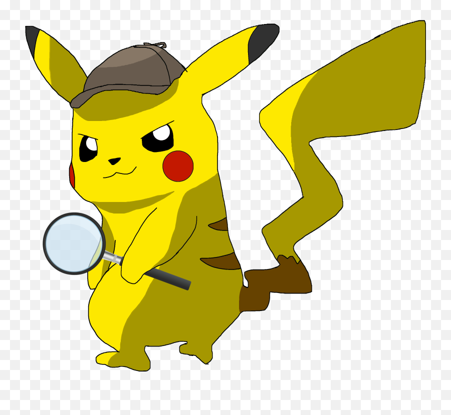 Detective Pikachu Sticker - Fictional Character Emoji,Detective Pikachu Emoji