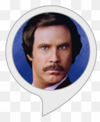 Amazon - Will Ferrell Anchorman The Legend Of Ron Burgundy Words Black And White Emoji,Anchorman Emotion
