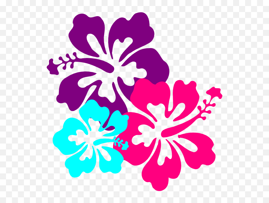 Hibiscus Png Svg Clip Art For Web - Download Clip Art Png Hawaiian Flowers Clip Art Emoji,Raccoon Youtube Emoji