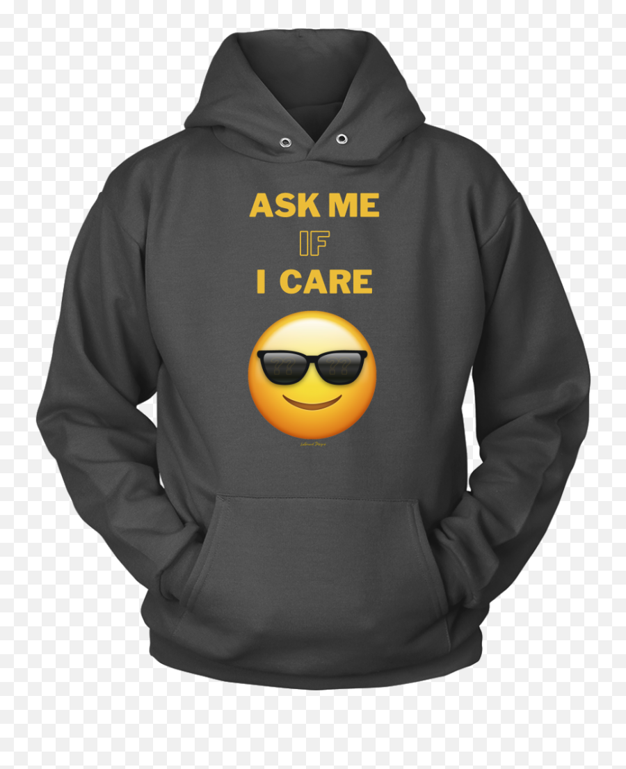 Ask Me If I Care Emoji Design - Naruto Half Kurama Hoodie,I Care Emoji