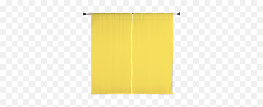 Solid Lemon Yellow 60 Chiffon Curtains Get Matching Shower - Solid Emoji,Crystal Emotion Showet Curtains