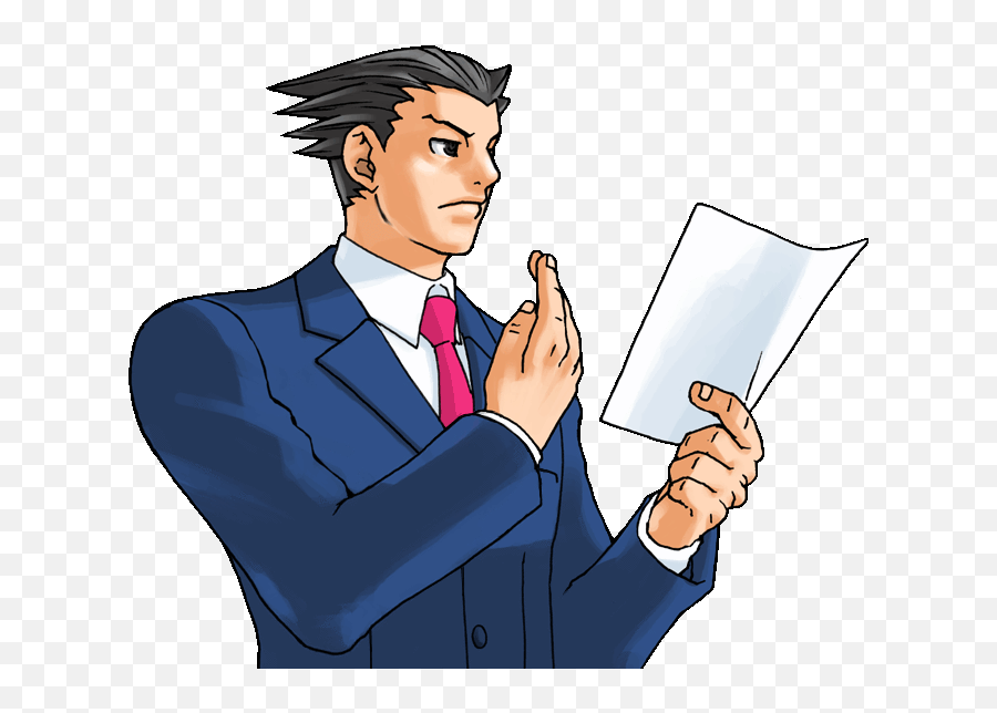 Phoenix Wright Hd Sprites - Phoenix Wright Sprites Emoji,Ace Attorney Emotion