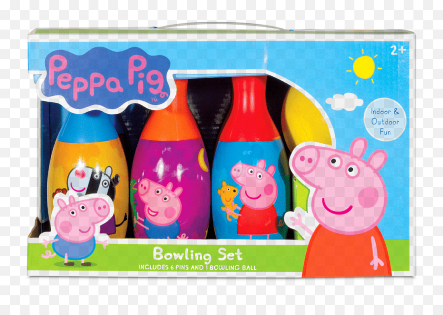 Activity Outdoor - Peppa Pig Bowling Set Emoji,Emoji Spalt Ball