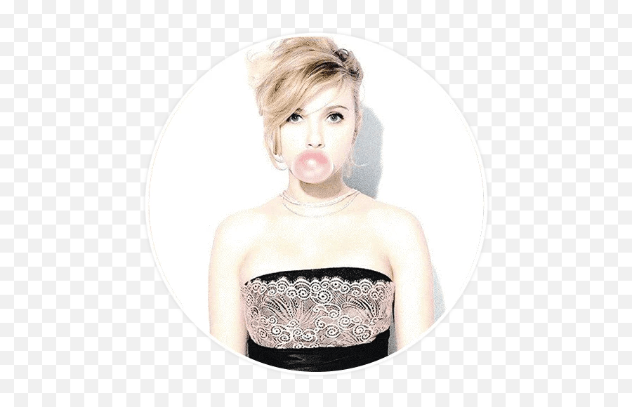 Scarlett Johansson Stickers - For Women Emoji,Tubetop With Cowboy Emoji