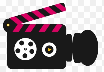 Camera Pink Movies Film Sticker By Inkstardust - Pink Film Camera Clipart Emoji,Film Camera Emoji