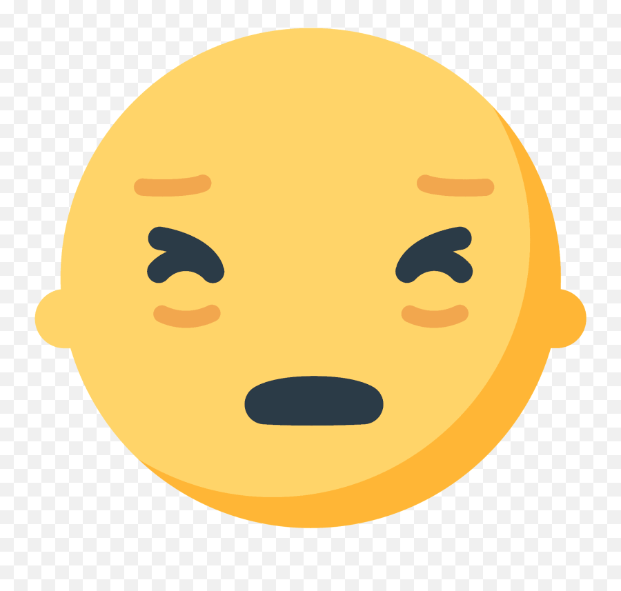 Persevering Face Emoji - Download For Free U2013 Iconduck Happy,Sad Banana Emoticon