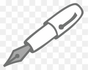 Fountain - Fountain Pen Black And White Clipart Emoji,Fountain Emoji