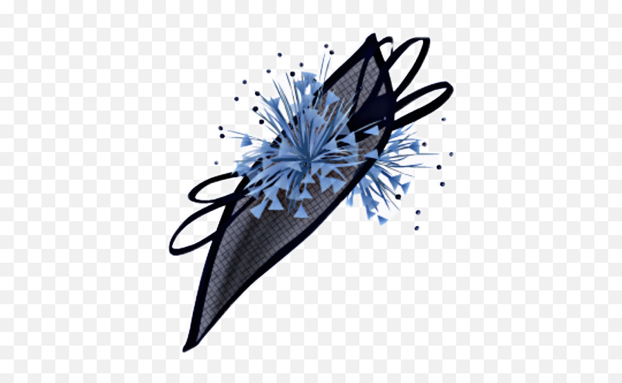 Blue Flower Hat Mstqcollection Sticker By Lulu - Dot Emoji,Flower Hat Emoji