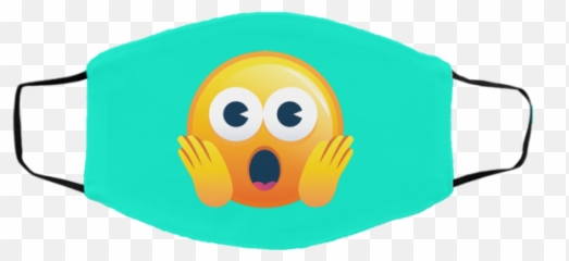 Shocked And Embarrassed Emoji - Fma Medlg Face Mask Happy,Lg Black X After Emojis