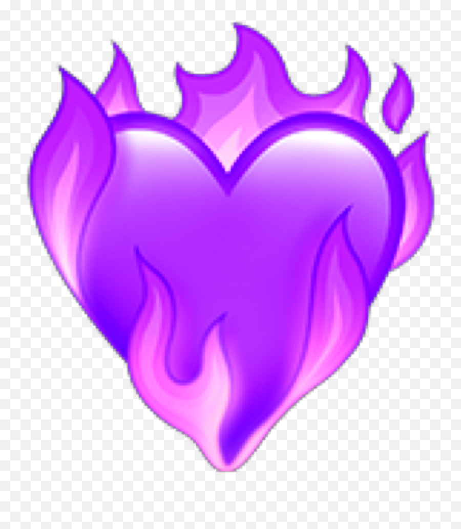 Discover Trending Emoji Stickers Picsart - Iphone Emoji Heart,Fire Outline Emoji