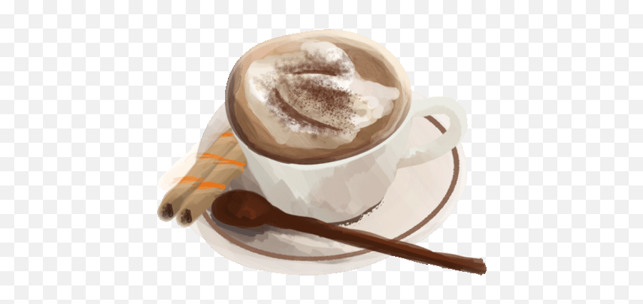 Lakopi - Teacup Emoji,Sipping Espresso Animated Emoticon Gif