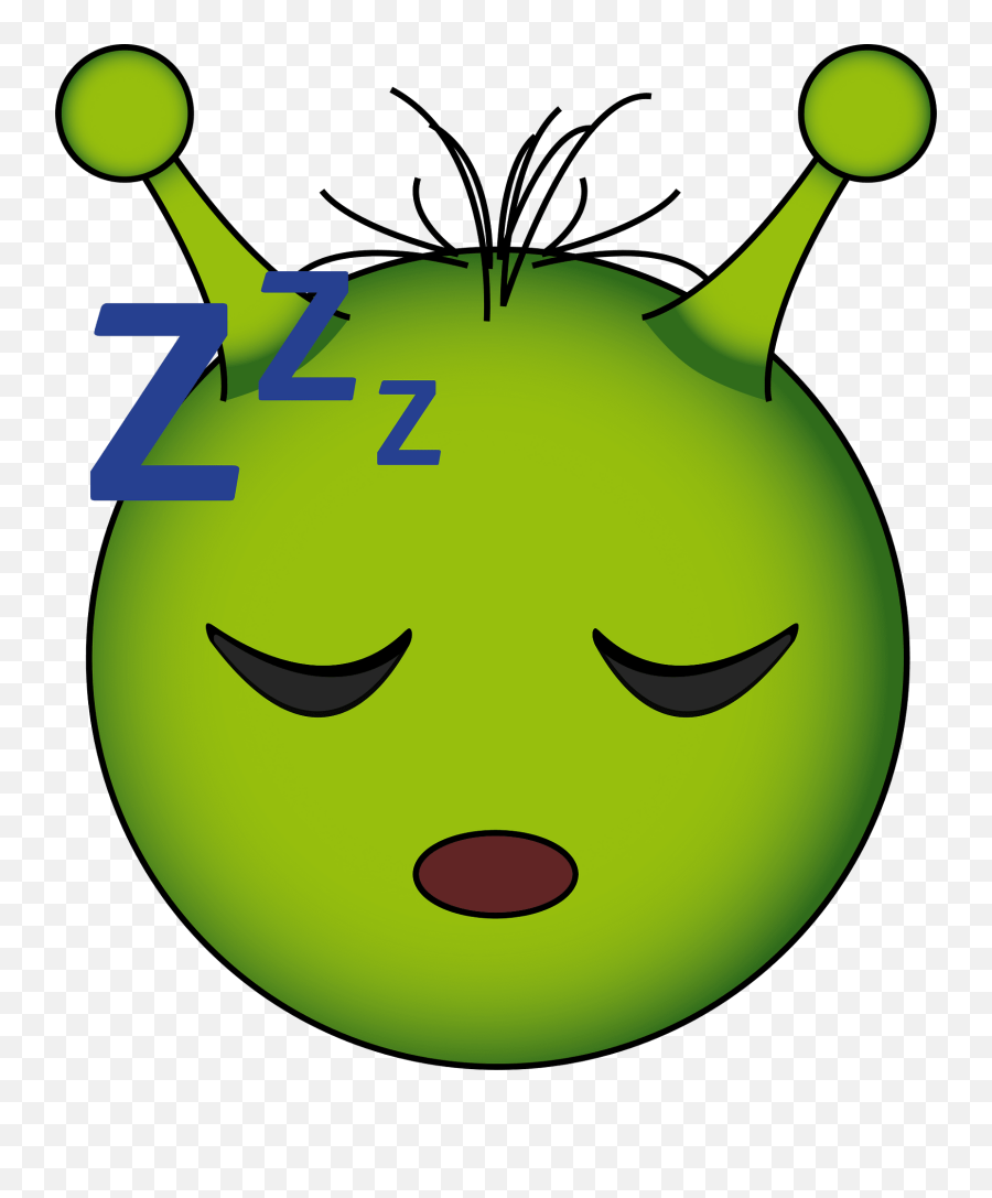 Alien Clipart - Green Alien Face Hd Png Emoji,Monster Emoticons