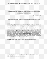 Impulse Buying Behavior - Document Emoji,Lee Yi Shopping Emotion