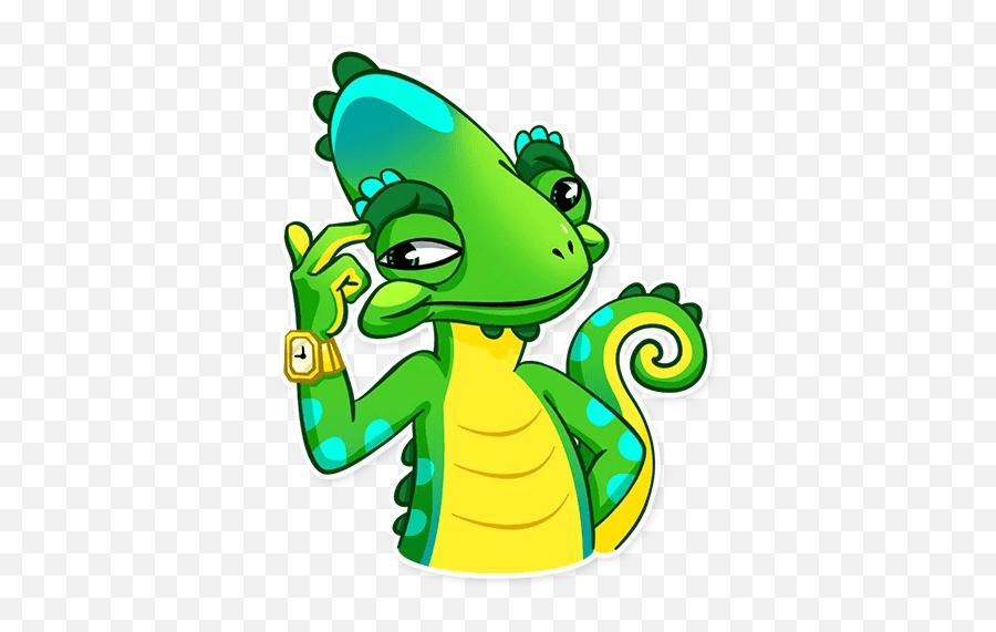Chameleon Stickers - Fictional Character Emoji,Gator Emoji Free