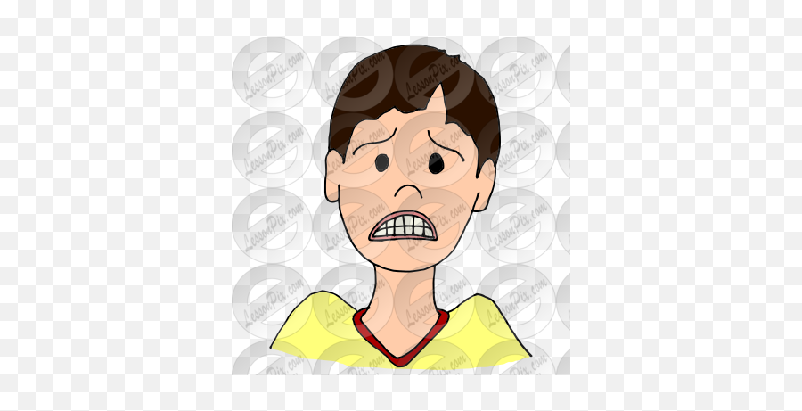 Uncomfortable Picture For Classroom Therapy Use - Great For Adult Emoji,Clipart Boy With Different Emotions