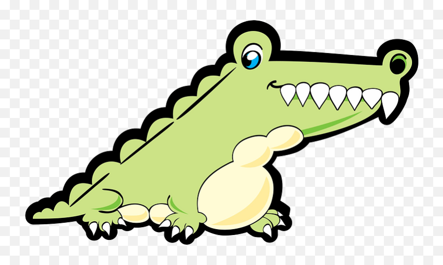 Cute Crocodile Clipart - Spot The Difference Alligator Emoji,Alligator Emoji