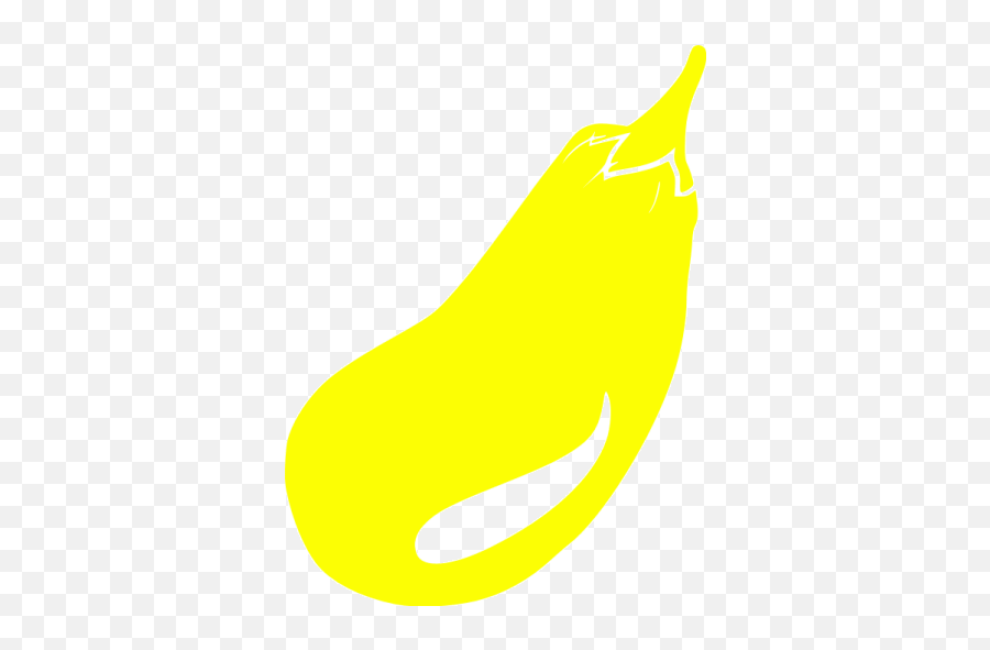 Yellow Eggplant Icon - Free Yellow Vegetables Icons Emoji,Gif Emojis Eggplant