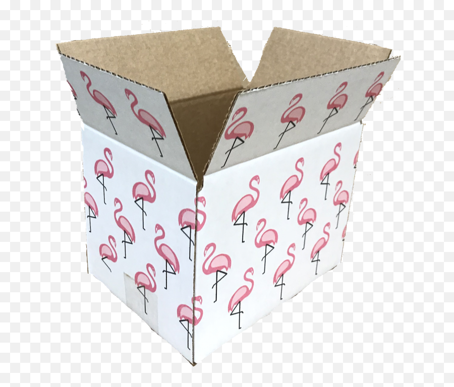 Flamingo Shipping Boxes 8x6x6 Corrugated Boxes Smilemail Emoji,Flamin Emoji