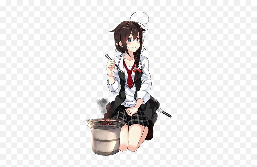 Shigure - My Anime Shelf Emoji,Kancolle Yuudachi Emoticon