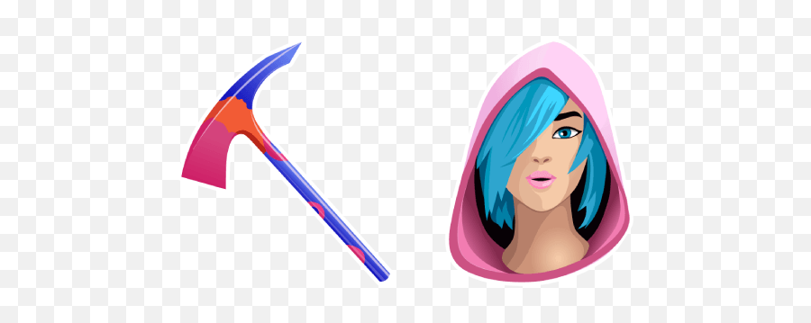 Fortnite Iris Skin Pop Axe Cursor U2013 Custom Cursor Emoji,Fortnite How To Equip Emotions