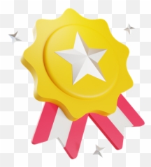 Star Badge 3d Illustrations Designs Images Vectors Hd Emoji,Emoji With Circular Star