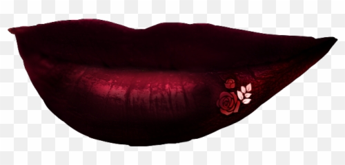 Lips Red Flowers Levre Rouge Fleurs - Dog Bed Emoji,Rose In Mouth Emoji