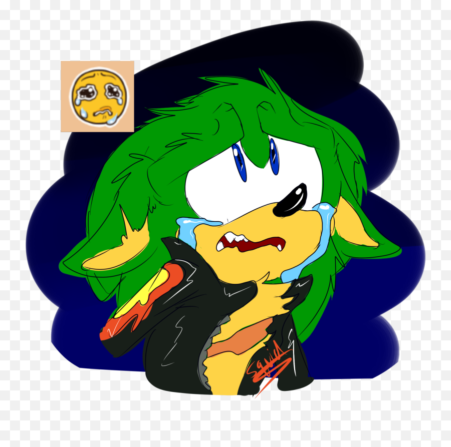 Midnight - Scourge The Hedgehog Emoji Challenge,Midnight Emoji