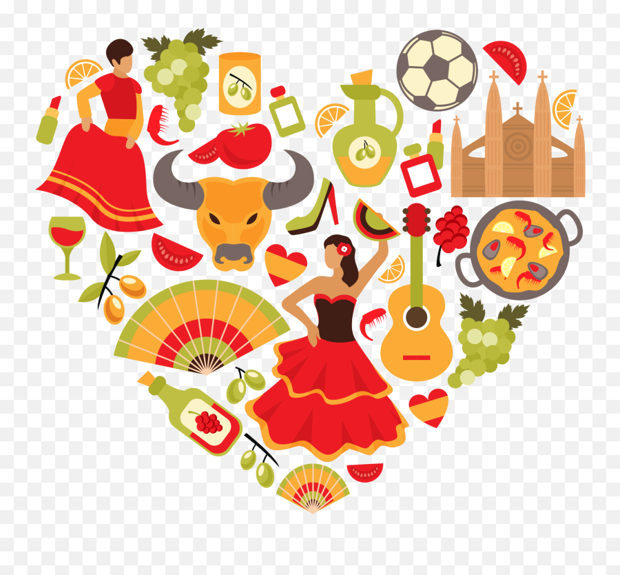 Spanish Language Courses In Kaunas - Spanish Language Academy Spanish Culture Clipart Emoji,Spanish Emotions Vocabulary