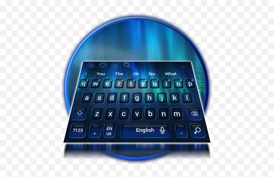 Blue Dark Black Keyboard Theme - Office Equipment Emoji,Emojis Using Computer Keyboard