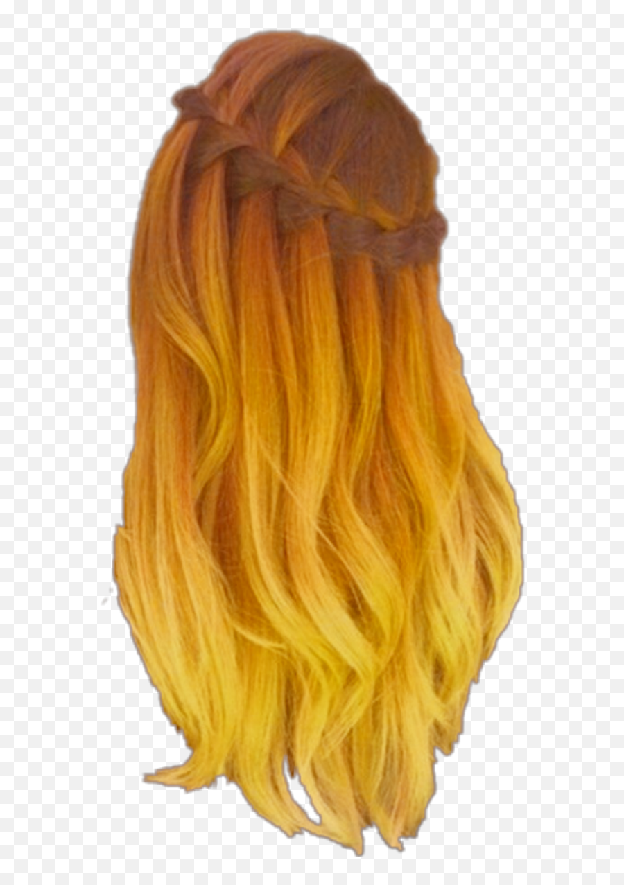 Blonde Hair Wig Rearview Sticker By Amber Leanne - Hair Design Emoji,Emoji With Blonde Hair