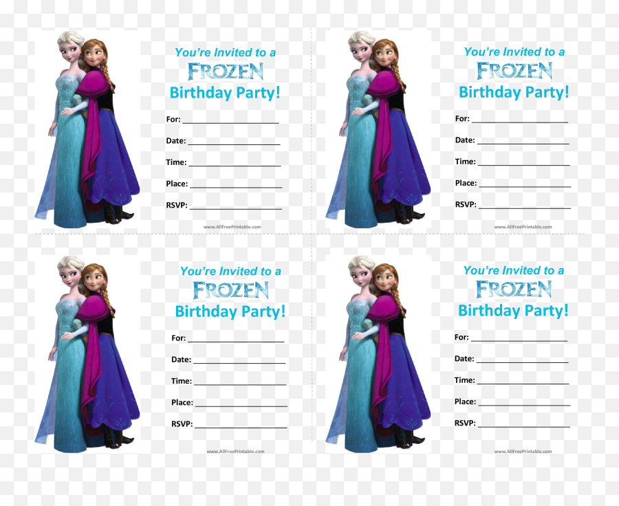 Elsa Anna Wedding Invitation Frozen - Printable Blank Frozen Birthday Card Emoji,Free Emoji Invitation Printables