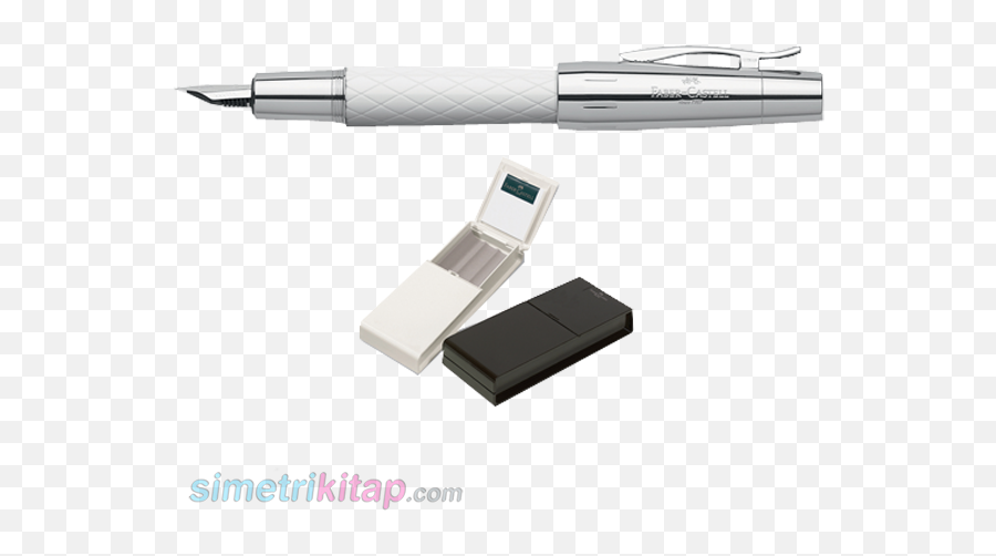 Faber - Castell Dolma Kalem Emotion Rhombus Beyaz 5191148590 Usb Flash Drive Emoji,Faber Castell Emotion Pen