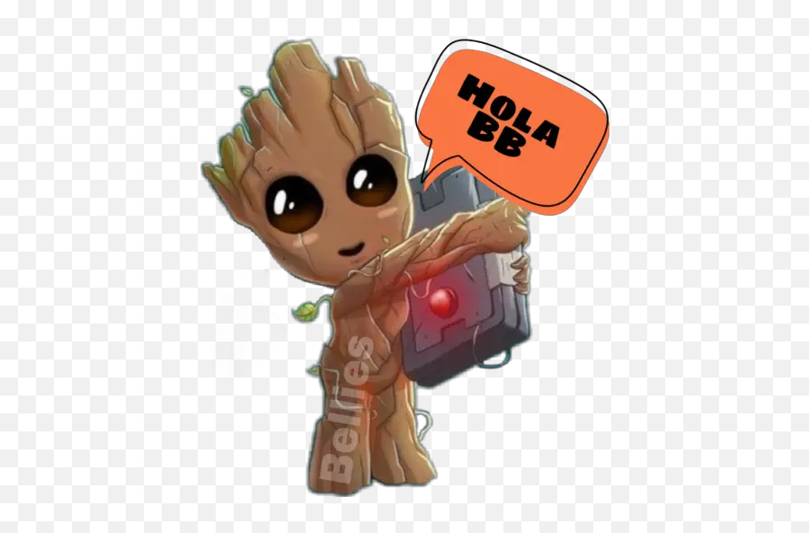 Groot Stickers Para Whatsapp - Cute Groot Emoji,Baby Groot Emoji