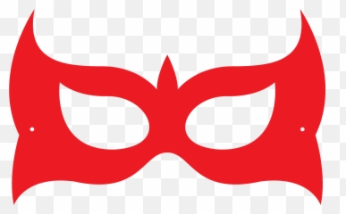 Supergirl Clipart Mask Supergirl Mask - Super Hero Mask Png Emoji,Printable Emoji Masks