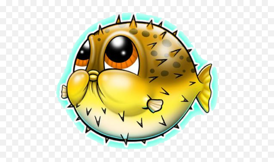 Blowfish Sticker - Happy Emoji,Blowfish Emoji