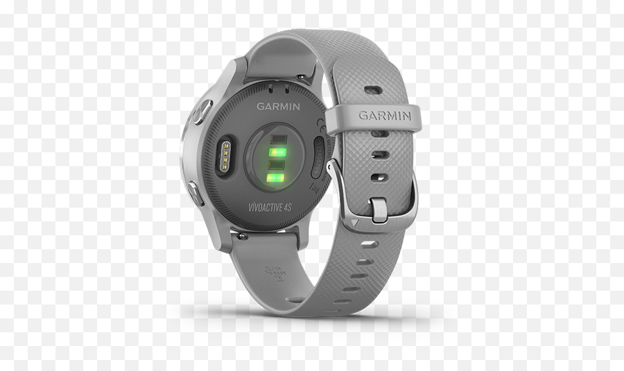 Garmin - Garmin Vivoactive 4s Grå Emoji,Emotion Gray Silicone Smartwatch