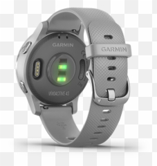 Garmin - Garmin Vivoactive 4s Grå Emoji,Emotion Gray Silicone Smartwatch