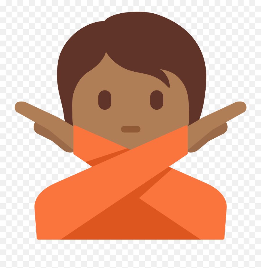 Person Gesturing No Emoji Clipart - Person Gesturing No Clipart,No Emoji Png