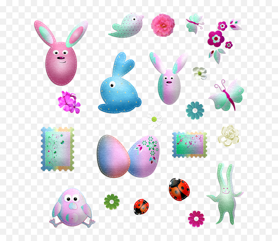 Free Photo Bunny Yellow Felted Eggs - Girly Emoji,Egg Emotions
