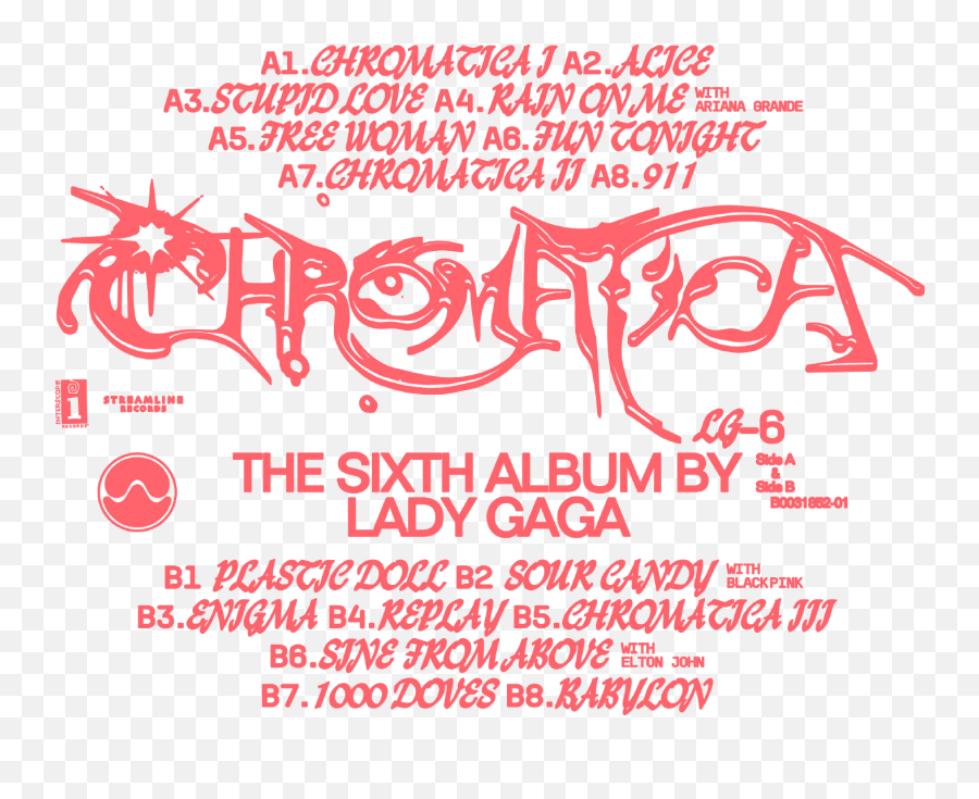 Chromatica Ladygaga Gaga Sticker - Chromatica Logo Emoji,Emoticon A1 A2 B1 B2