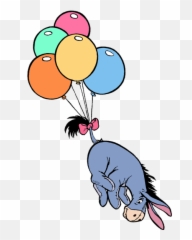 Eeyore Winnie The Pooh Kawaii - Novocomtop Eeyore Balloons Emoji,Iphonecoloring Single Face Emojis