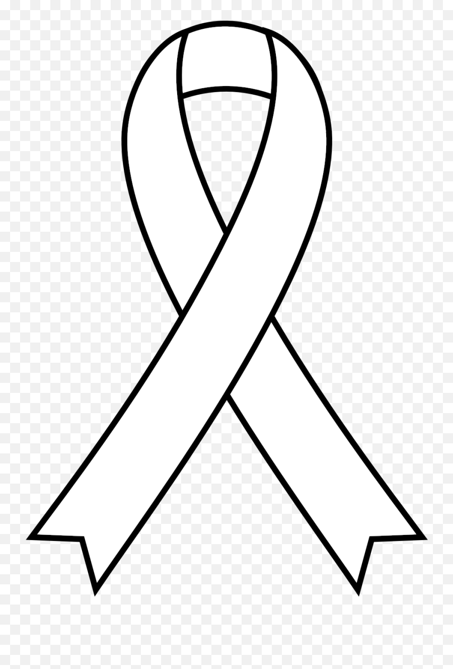 Cancer Awareness Ribbon Clipart - Transparent Awareness Ribbon Emoji,Breast Cancer Awareness Emoticon