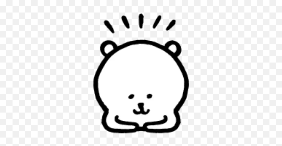 W Bear Emoji 2 Whatsapp Stickers,Bear Emoji