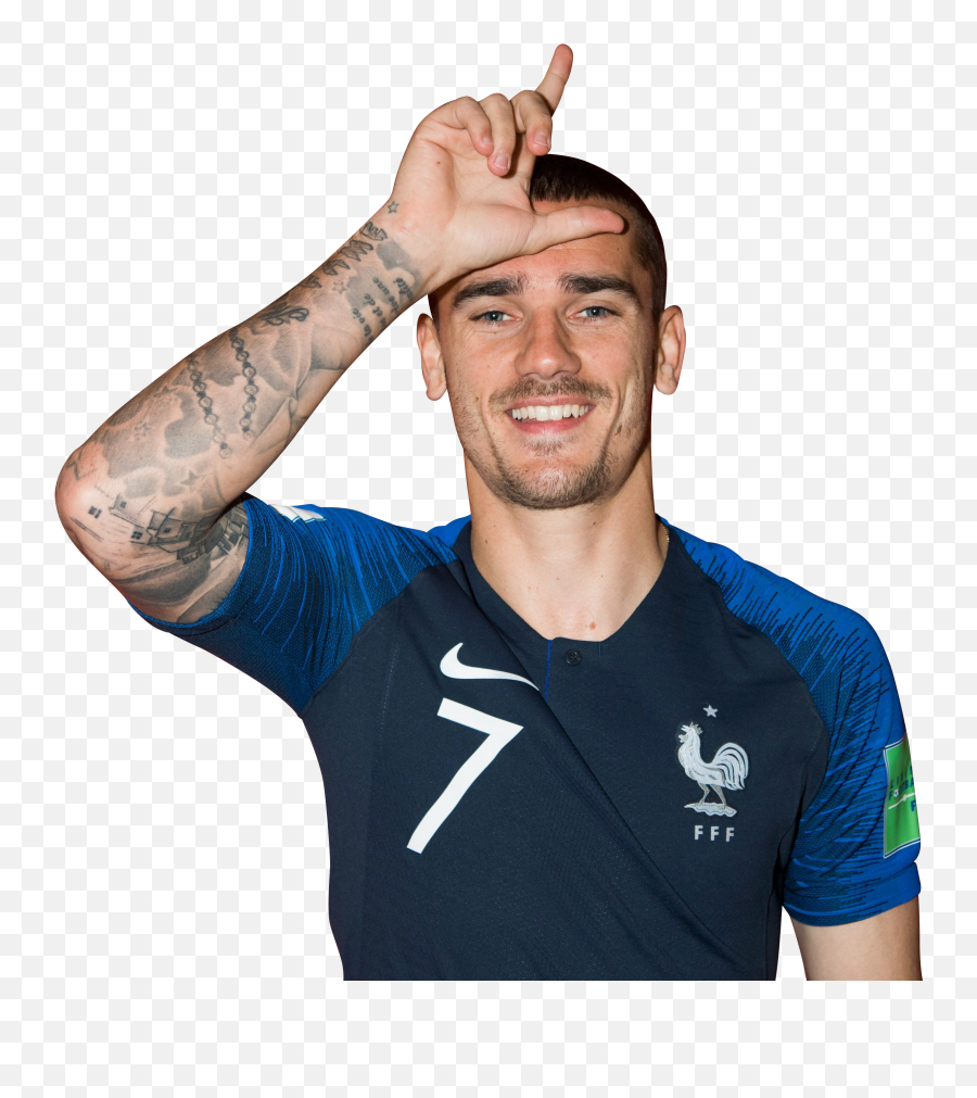 Download Antoine Griezmann Render - Antoine Griezmann Antoine Griezmann Wallpaper Iphone Emoji,Iphone Emojis Render