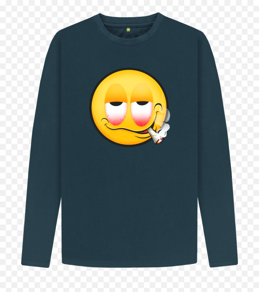 Stress Free Menu0027s Sweatshirt - Long Sleeve Emoji,Hang Up Emoticon