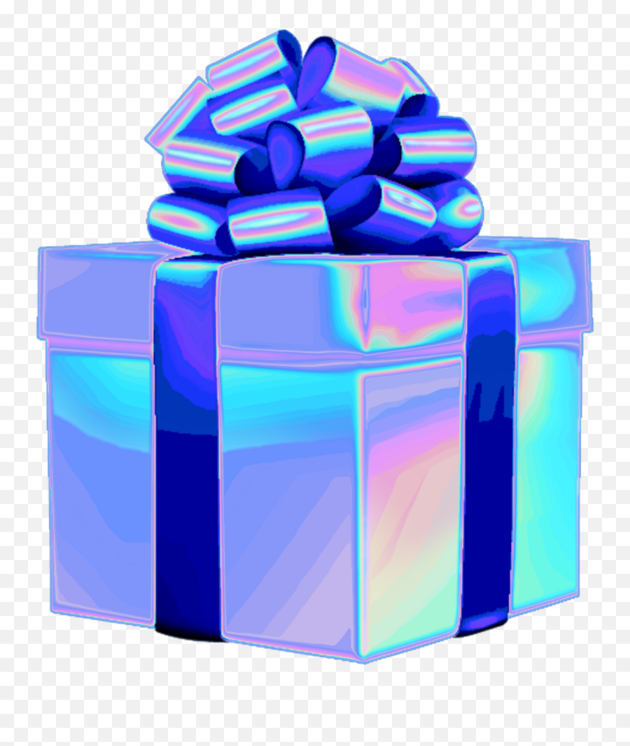 Holographic Gift Gifts Present Sticker By R Dayberry - Gift Giving Emoji,Emoji Birthday Presents